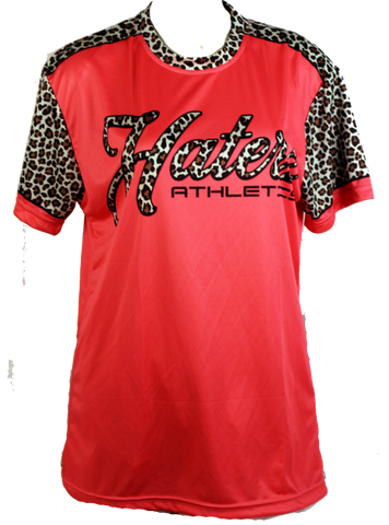 HaterZ Coral Cheetah short sleeve jersey