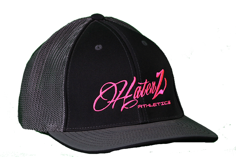 Classic Haterz Hat (Black, Charcoal/Pink) – Haterz Athletics