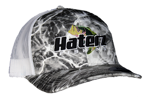 HaterZ Fishing Bass Hat Gray/Wht