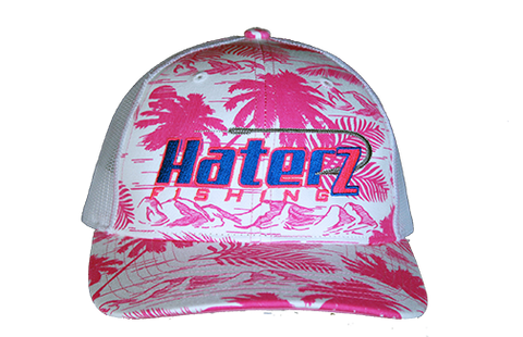 HaterZ Fishing Palm Tree Pink/Royal