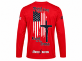 Stand for the Flag Red Long Sleeve