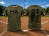 Faith Over Fear S/S Green