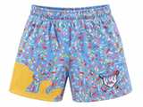 Ice Cream Drip Shorts - Blue