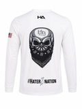 Haterz Skull OG - LS Jersey (White / Black)