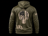 Punisher Hoodie - Army Green
