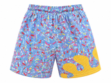 Ice Cream Drip Shorts - Blue