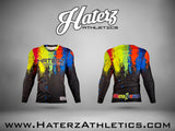NEON Paint Splatter Long Sleeve Jersey
