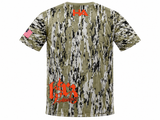 Bottomland Camo S/S with Orange print