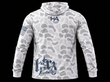 Duck Camo L/S Gray/White with Hood