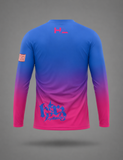 Blue & Pink Ombre Longsleeve Shirt