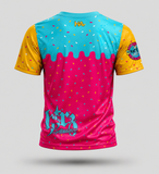 Ice Cream Drip Pink & Teal S/S