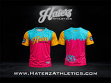 Ice Cream Drip Pink & Teal S/S