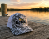 HaterZ Fishing Bass Hat Gray/Wht