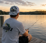 HaterZ Fishing Bass Hat Gray/Wht
