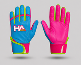 Pro-Series Batting Gloves NeonPink/Neon Blue