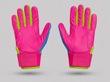 Pro-Series Batting Gloves NeonPink/Neon Blue