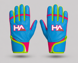 Pro-Series Batting Gloves NeonPink/Neon Blue