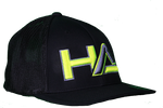 Haterz HA Logo Hat (Black/Neon,Yellow)