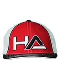 Haterz HA Logo Hat (Red, Black/White)