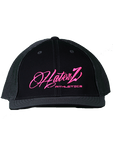 Classic Haterz Hat (Black, Charcoal/Pink)