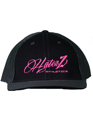 Classic Haterz Hat (Black, Charcoal/Pink)