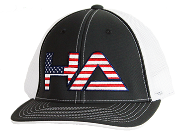 HaterZ HA Logo Hat (Gray/RWB) Snapback