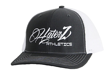 HaterZ Script Logo Snapback Hat (Gray/White)