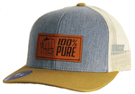 HaterZ Patch Snapback Hat (Tan/Blue)